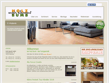 Tablet Screenshot of holz-bumb.de